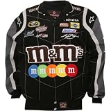 Kyle Busch #18 M&M's Black Cotton Twill Jacket