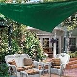 Titan 16.5 Ft X 16.5 Ft X 16.5 Ft Triangle Sun Shade Sail (5x5x5m) Shading Canopy ~ Green Color
