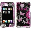 For Apple iPod Touch 2nd / 3rd Generation Crystal Case Hard Protector Snap on Cover (Pink Butterfly) For Apple iPod Touch 2nd / 3rd Generation Crystal Case Hard Protector Snap on Cover (Pink Butterfly)