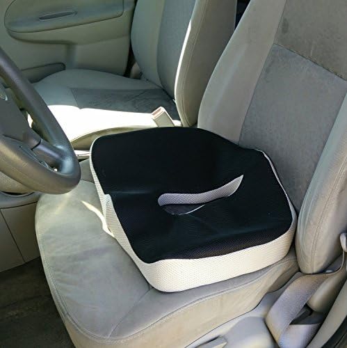 Supreme Relief Orthopedic Memory Foam Seat Cushion - Back & Tailbone Pain Relief