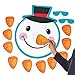 Paper Pin the Nose on the Snowman - Christmas Party Supplies