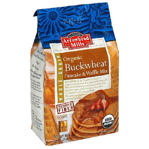 Arrowhead Mills Pancake & Waffle Mix, Whole Grain Organic Buckwheat, 2 Pound Bags... by Arrowhead Mills