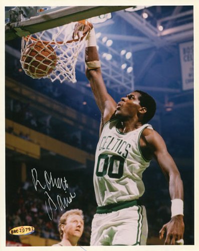 Robert Parish Autographed / Signed Boston Celtics 8x10 Photo (Upper Deck)