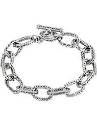 Sterling Silver Fashion Link Bracelet