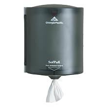 Georgia-Pacific SofPull 58205 Translucent Smoke Paper Towel Dispenser Trial Kit with 2 Rolls of Paper Towels