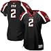Atlanta Falcons Jerseys : Reebok Atlanta Falcons #2 Matt Ryan Ladies Black Field Flirt Premium Fashion Jersey