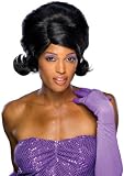 Adult Costume Wigs Black Soul Singer Dream Girl 50s Wig Adult Standard