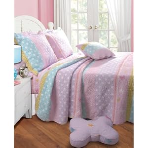 Amazon.com: Greenland Home Polka Dot Stripe Quilt Set, Full/Queen: Home & Kitchen