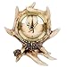 Slifka Sales Co. 8 Inch Deer Antler Tabletop Desk Clock