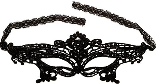 Sexy Lace Eyes Mask Masquerade Mask for Party Fancy Dress Costumes (Black-1)