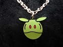 Gundam Seed: Green Haro Necklace + Pin