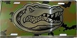 lp - 996 Florida Gators Camoflage Camo Chrome License Place - 50115