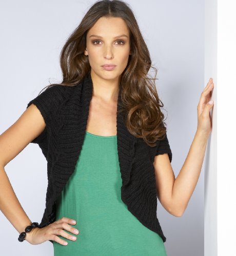 Per Una Knitted Frill Wrap