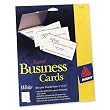 Avery Laser 2 x 3 1/2 Inch White Business Cards 250 Count (5371)