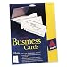 Avery Laser 2 x 3 1/2 Inch White Business Cards 250 Count (5371)