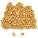 100 Real Gold Plated Crimp Bead Covers for Beading 3mm New