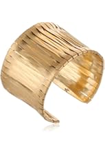 Kenneth Cole New York Gold-Tone Woven Cuff Bracelet