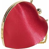La Regale Satin Minaudiere Heart