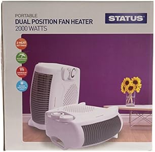 Clearance Status Dual Position Portable Fan Heater