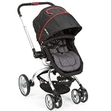 The First Years Wave Stroller, Black/Red