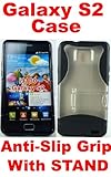 Samsung Galaxy S2 S ii I9100 Hybrid Case Cover with Fold-out Stand Clear By ....