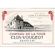 Chateau de la Tour Clos-Vougeot Grand Cru (Cote d'Or) Label Kitchen Towel, French oversize wine steward towel