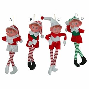 Amazon.com: Bendable Pixie Elf Doll Shelf Sitter 9&quot; (Single Elf - Comes