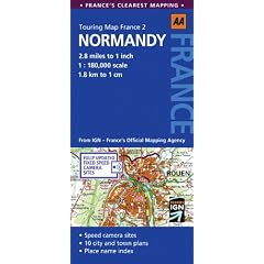 Road Map Normandy (AA Touring Map France 02)