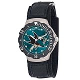 Game Time Unisex NHL-AGV-SJ San Jose Sharks Agent Velcro Series Watch