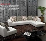 New 3pc Contemporary Leather Sectional Sofa #MF-7003