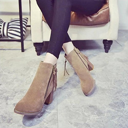 Febelle Fashionable Women Scrub Bighheeled Boots High Heel boots Women