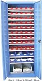 Dresselhaus 8719 Elektro-Befestigungsteile-Schrank best&uuml;ckt