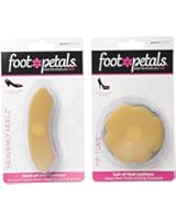 Foot Petals Women's Tip Toes 3 Pack & Heavenly Heelz 3 Pack Cushion Combo