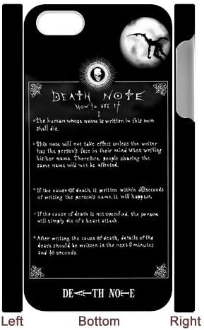 Death Note Rules Iphone 5 Case Hard Back Cover Protective Cases Shell at NewOne