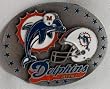 MIAMI DOLPHINS (LIMITED EDITION) NFL LICENSED FOOTBALL BUCKLE