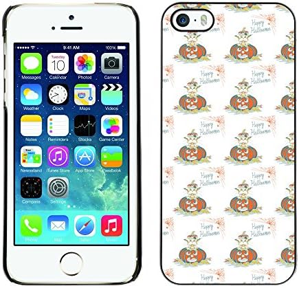 PatternViking PC Polycarbonate Aluminium Back Case Cover Apple iPhone 5 / 5S ( happy halloween )