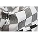 VORCOOL Chef Hat Chef Tie Back Cap Fashion Cap Turban Black with White