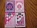 Bicycle Rider Back Playing Cards Pink and Berry