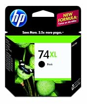 Original HP 74XL Black Ink Cartridge in Retail Packaging