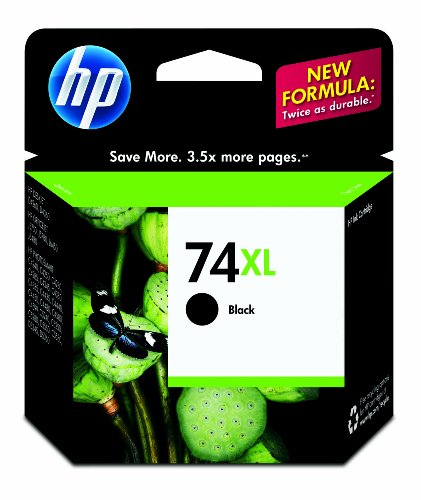 Original HP 74XL Black Ink Cartridge in Retail Packaging