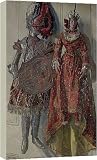 Box Canvas Print of Sicilian Puppets from Nottingham Prints