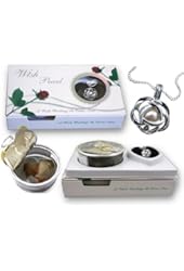 Rose Flower Necklace Pendant Locket Freshwater Cultured Pearl in Oyster Kit Set 18"