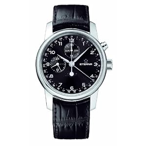 Eterna Mens 8340.41.44.1175 Soleure Stainless steel Moon Phase Chronograph Watch by Eterna