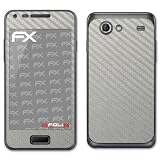 atFoliX Designfolie "FX-Carbon-Silverlight" f�r Samsung Galaxy S Advance (GT-I9070)von "Designfolien@FoliX"