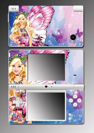 Barbie Princess Fairy Girl Game Vinyl Decal Cover Skin Protector 2 for Nintendo DSi