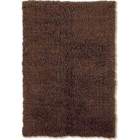 New Flokati Cocoa Area Rug with Bonus Rug Pad, 8 ft x 10 ft