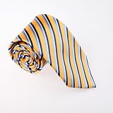 Yellow Stripes Woven Silk Neckie Present Box Set yellow Hallowmas Present T8200