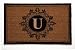 Imperial Monogram Coir Mat - U