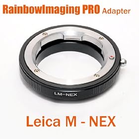 RainbowImaging Leica M mount lens to Sony NEX NEX-3 NEX-5 Camera Mount Adapter, MSRP... by Rainbow