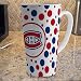 Montreal Canadiens Polkadot 16 oz. Ceramic Latte Mug